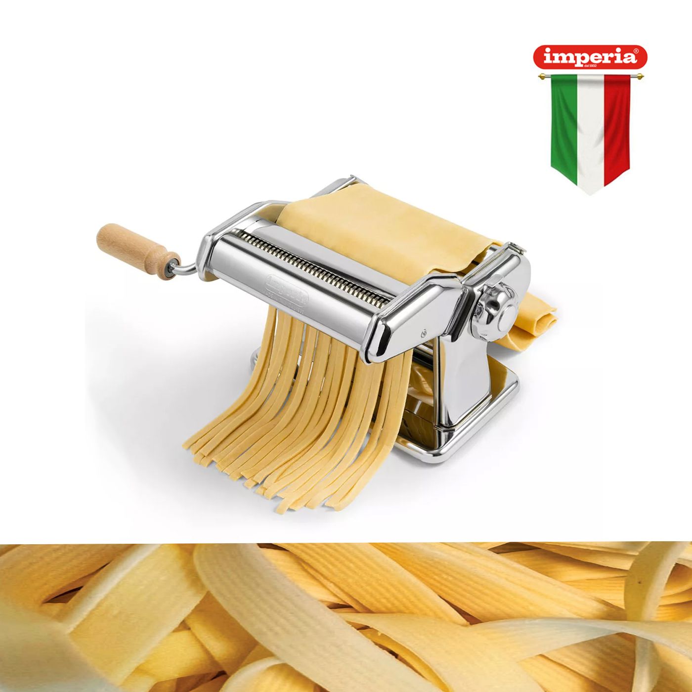 Итальянская тестораскатка лапшерезка Imperia iPasta Classic Ruvida