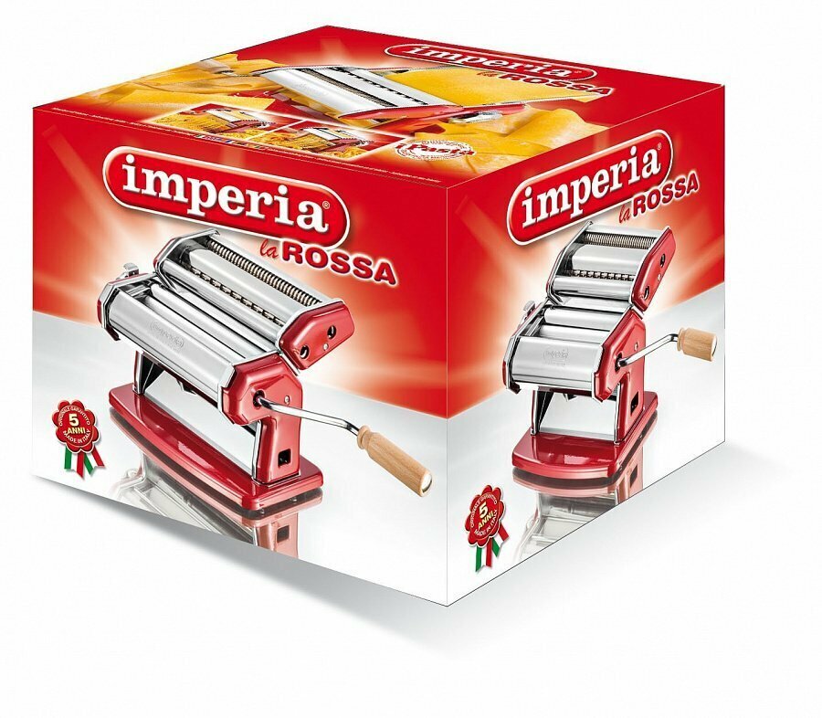 Лапшерезка Imperia Ipasta Rosa 120, красная