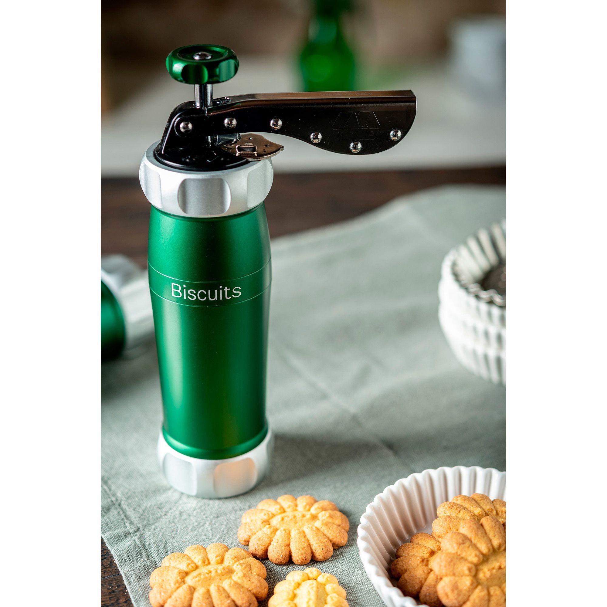 Кондитерский пресс-шприц для печенья Marcato Biscuits Design