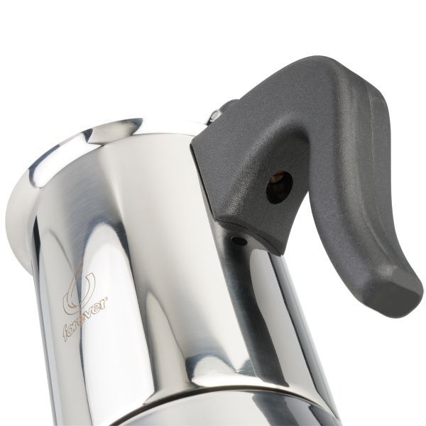 Гейзерная кофеварка стальная "MISS SPLENDY" на 6 чашек