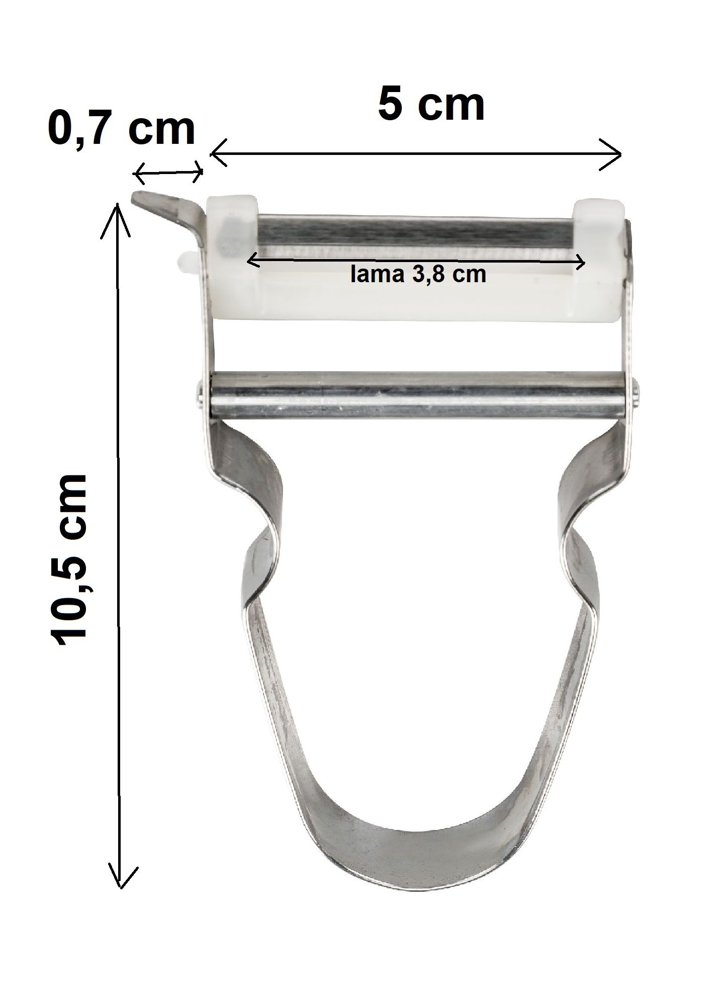 Итальянская металлическая овощечистка IL PELATUTTO