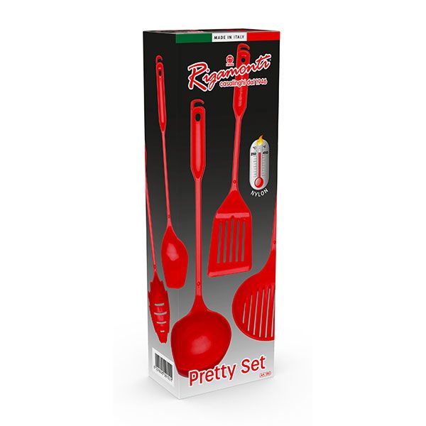 Набор кухонных приборов с вешалкой pretty set