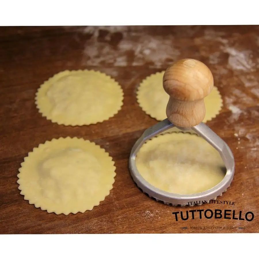 Набор больших штампов для равиоли круг и квадрат