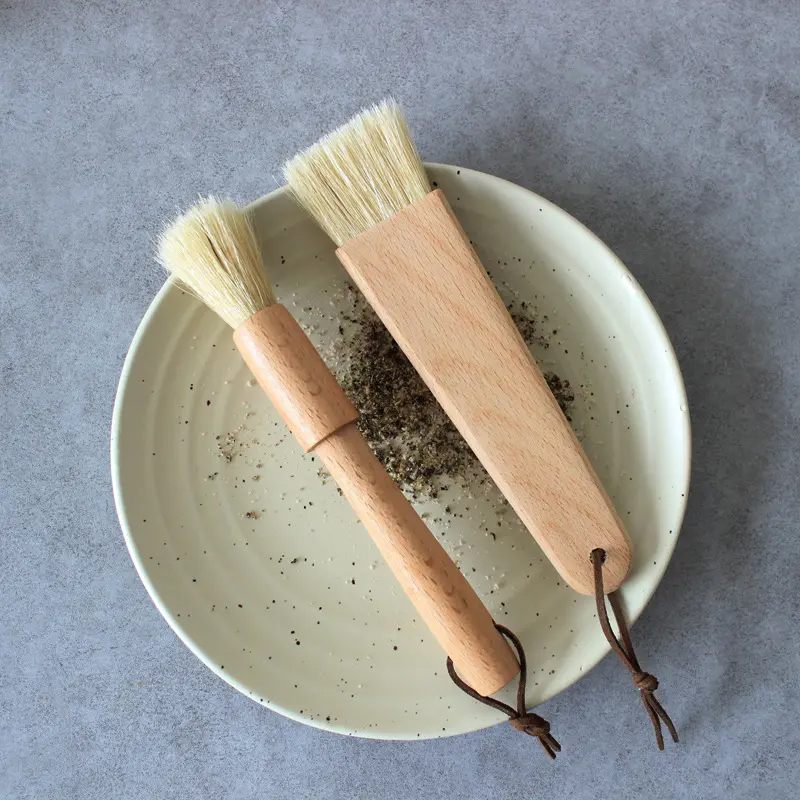 Набор кулинарных кистей - 2 шт натуральные материалы