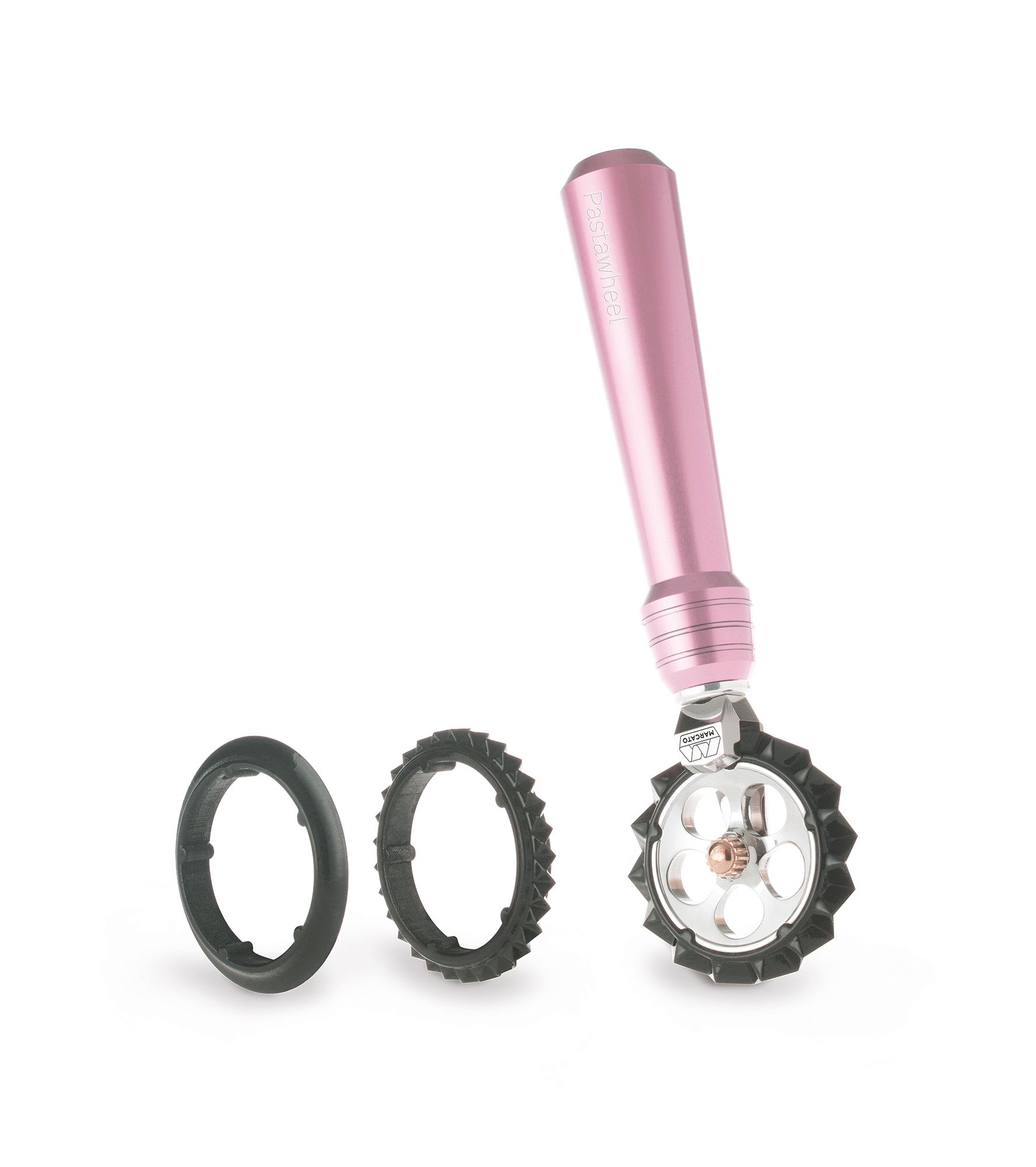 Итальянский нож для фигурной резки теста Marcato Pastawheel со сменными режущими принадлежностями