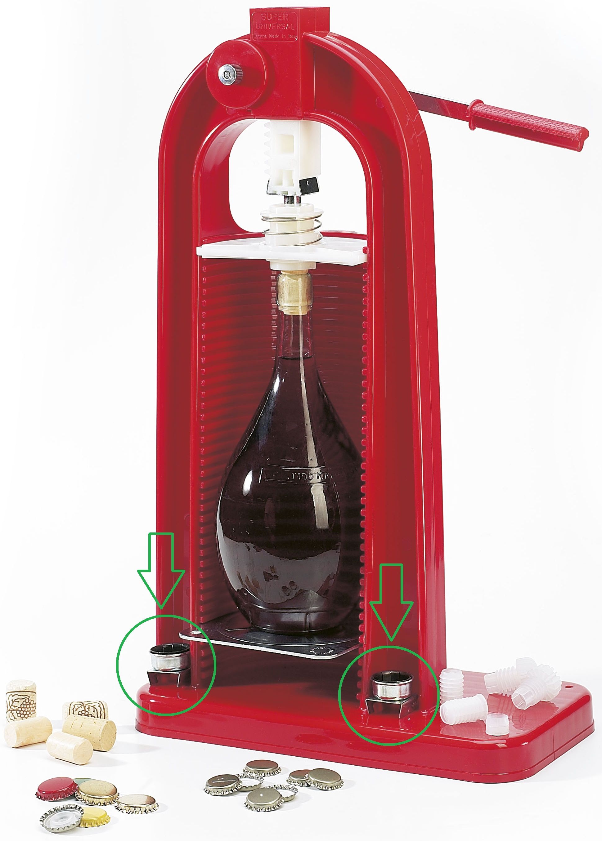 Укупорочная пробочная машинка настольная большая