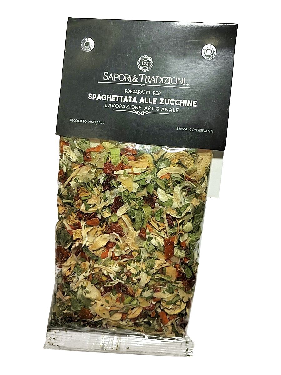 Итальянская натуральная приправа для спагетти с кабачками Spaghetatta alle Zucchine