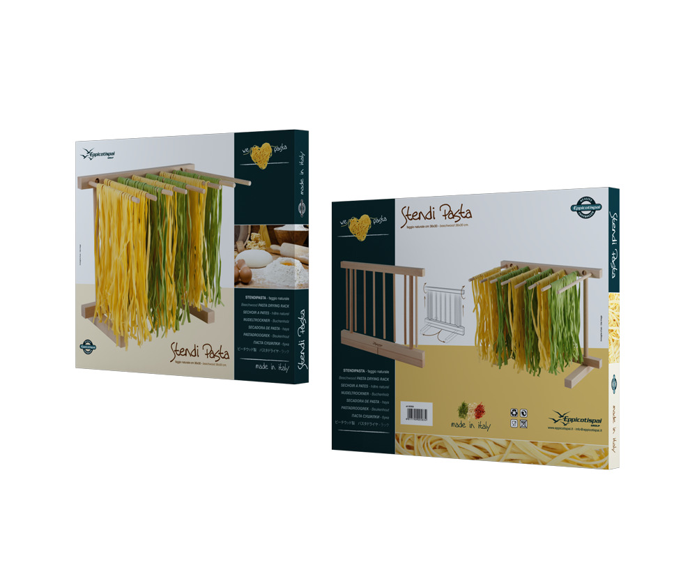 Cушилка складная для пасты из натурального бука Eppicotispai, 36x30см