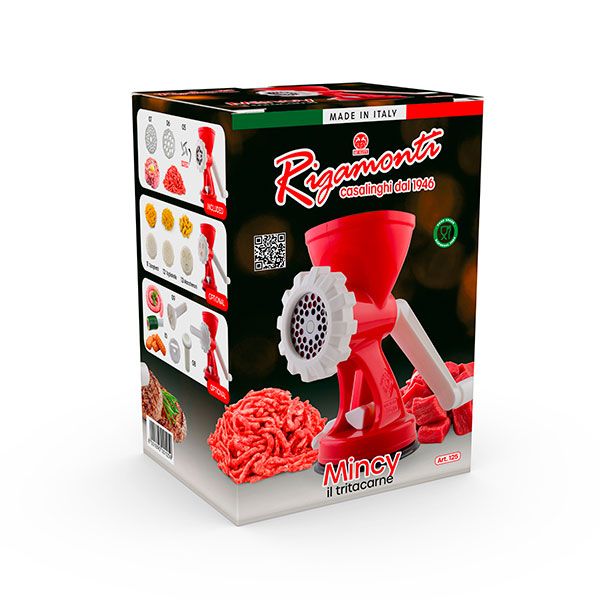 Итальянская мясорубка Mincy с аксессуарами