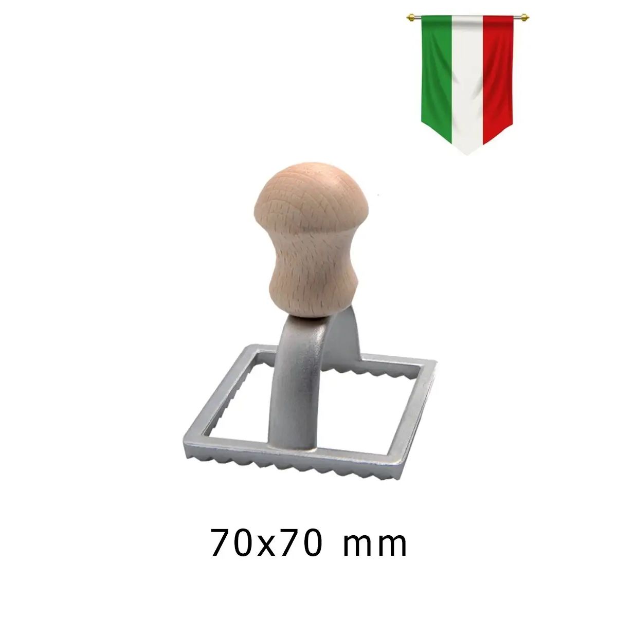 Набор больших штампов для равиоли круг и квадрат