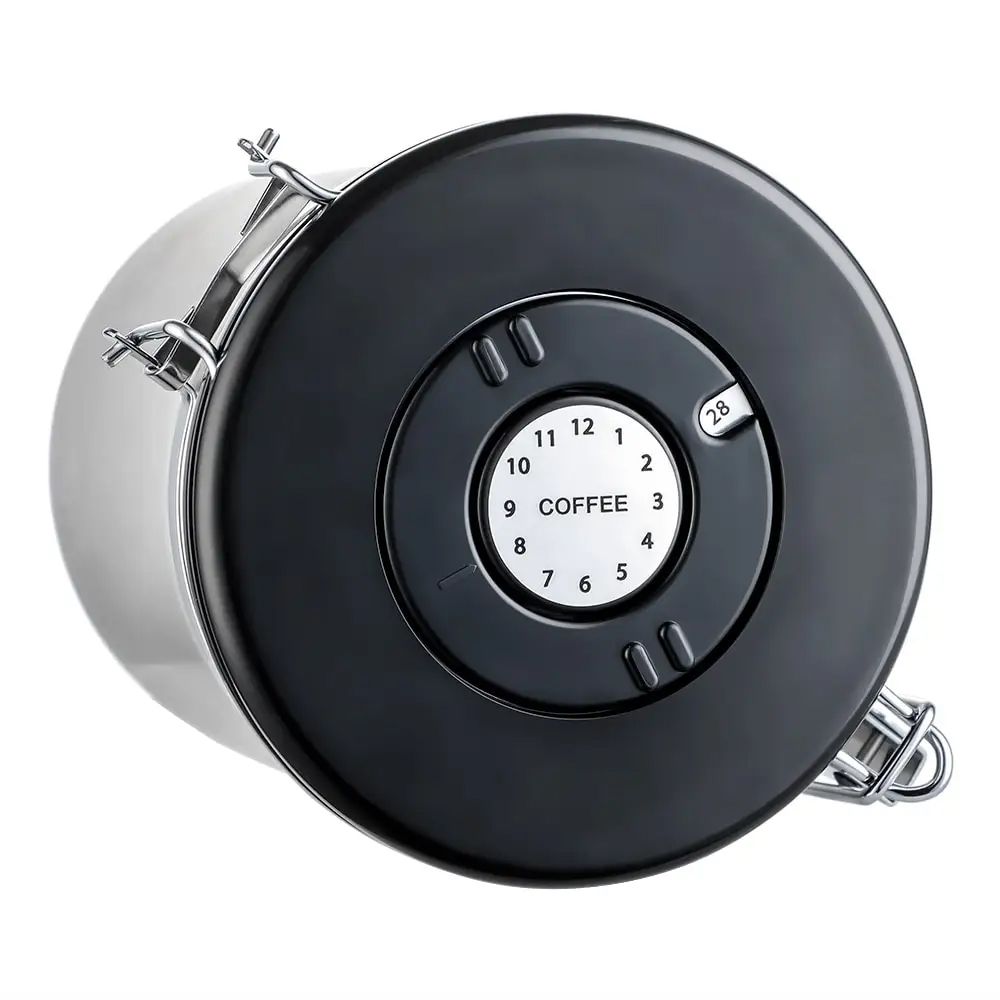 Большая банка для хранения кофе и сыпучих продуктов 1800 мл