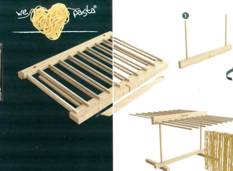 Cушилка складная для пасты из натурального бука Eppicotispai, большая