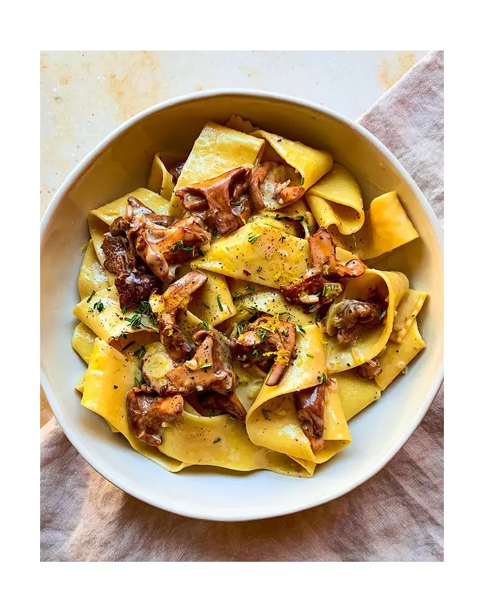 Сливочно-грибная паста