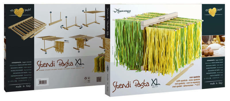 Cушилка складная для пасты из натурального бука Eppicotispai, большая