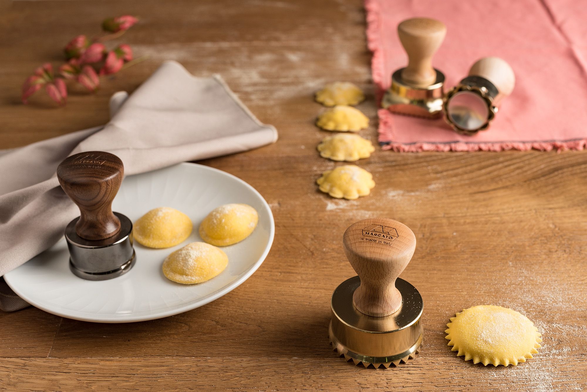 Marcato Штамп для равиоли с выталкивателем круглый 65мм