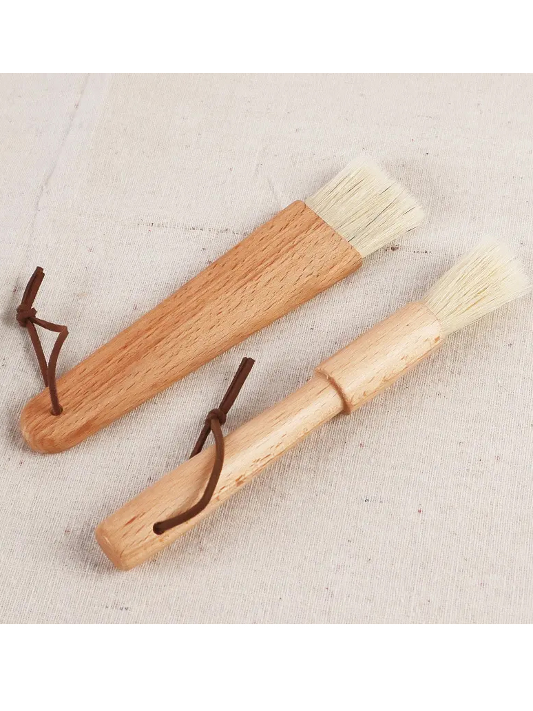 Набор кулинарных кистей - 2 шт натуральные материалы