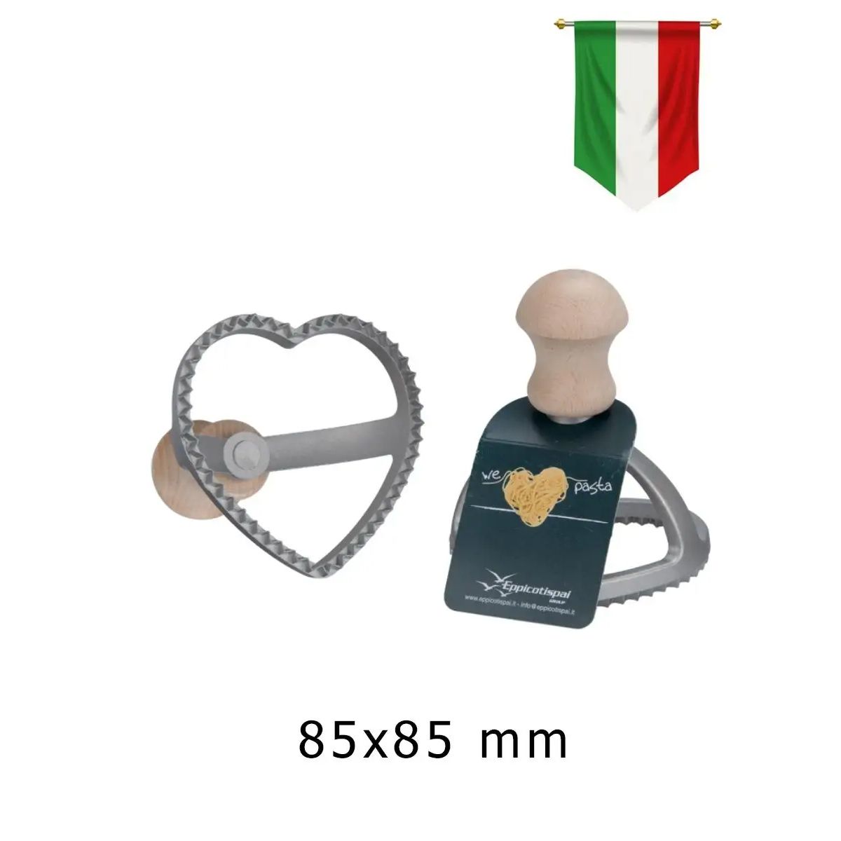 Набор больших штампов для равиоли овал и сердце