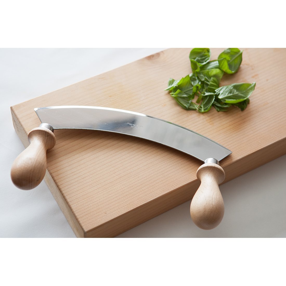 Измельчитель для зелени, овощей и фруктов с буковой ручкой большой, Италия, Eppicotispai