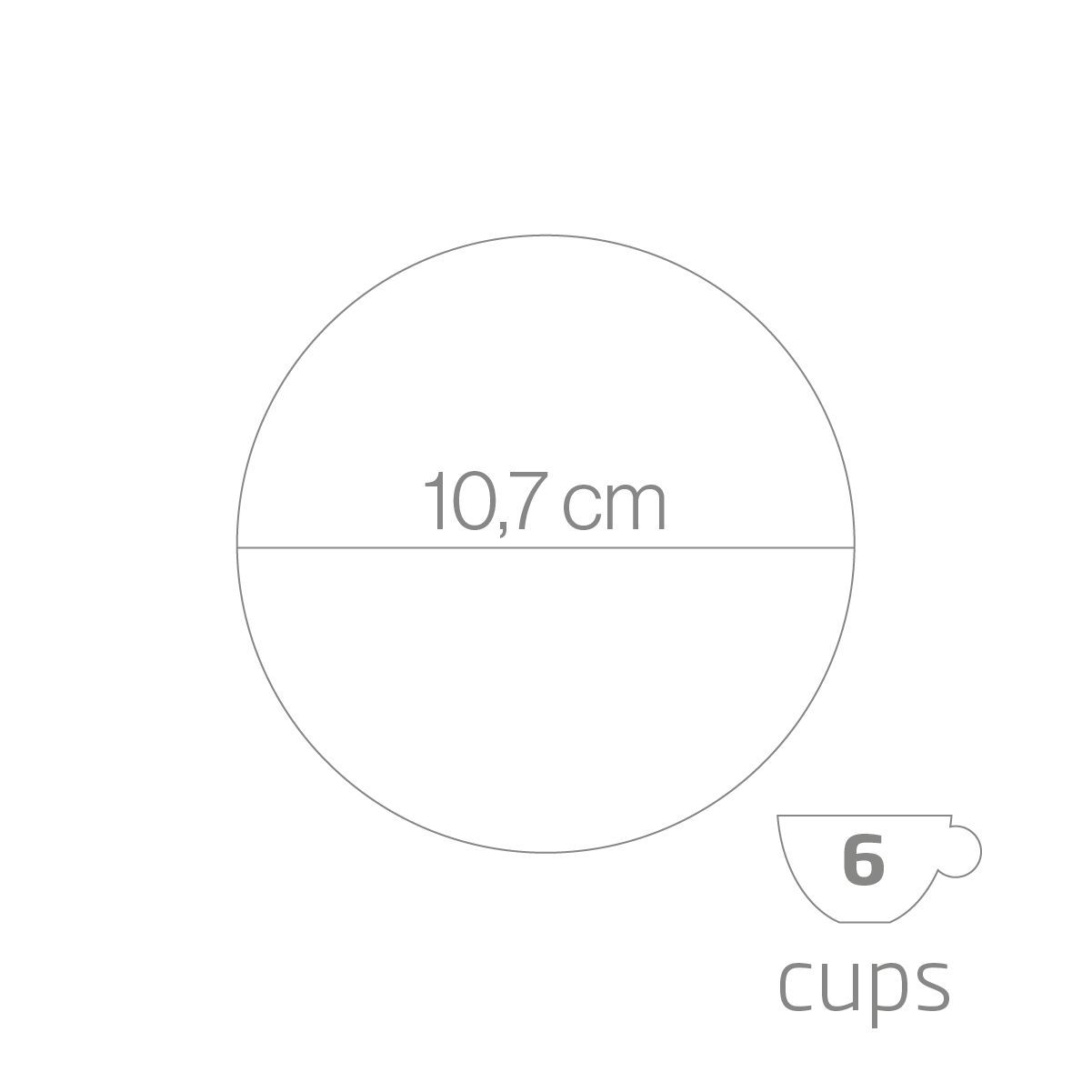 Гейзерная кофеварка стальная "MISS DIAMOND" на 6 чашек