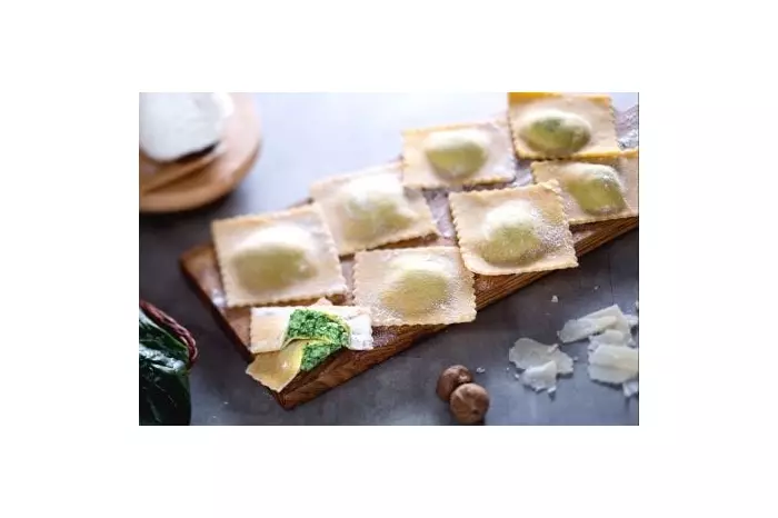 Равиоли с рикоттой и шпинатом