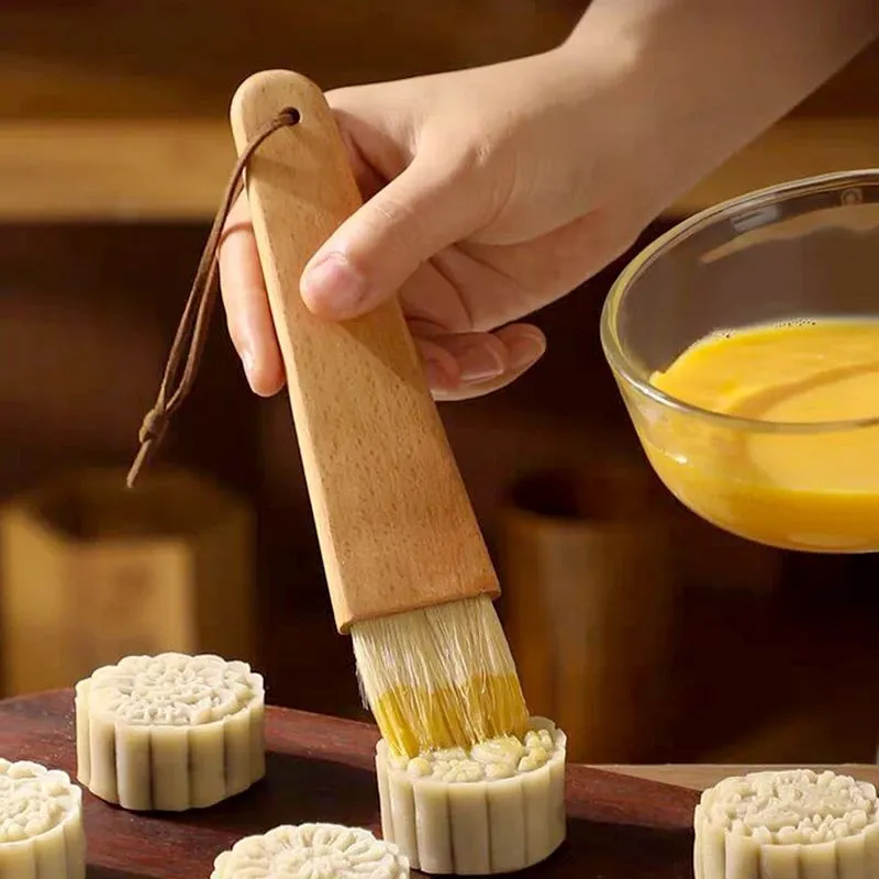 Набор кулинарных кистей - 2 шт натуральные материалы