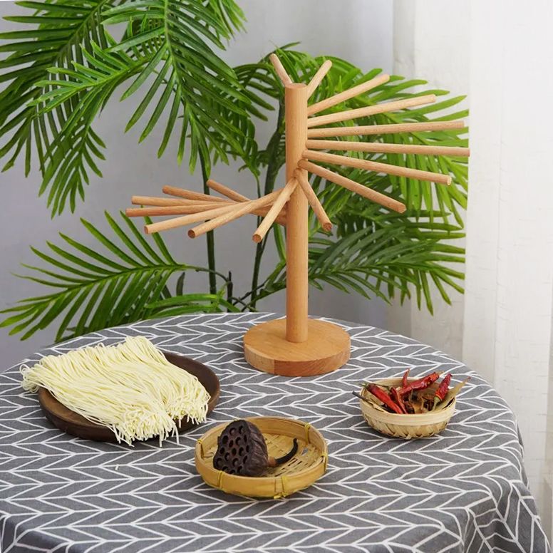 Деревянная складная сушилка для лапши