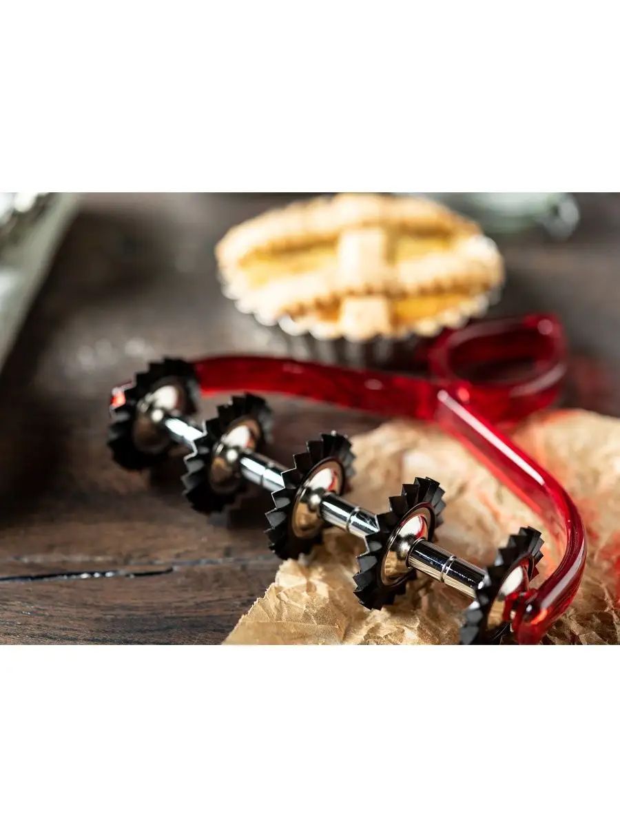 Итальянский нож для теста и пасты с переставными роликами