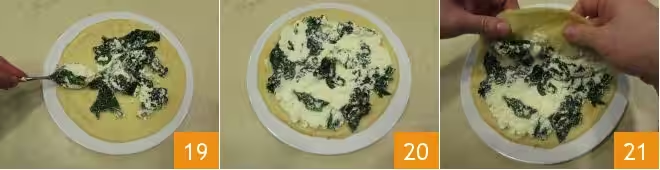 Блинчики с рикоттой и шпинатом