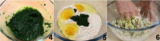 Тесто для зеленой пасты со шпинатом