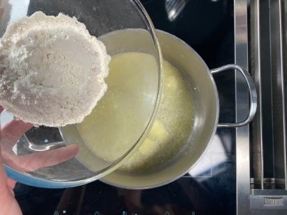 Блинчики с ветчиной и сыром