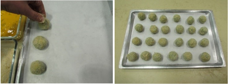 Фрикадельки со шпинатом и рикоттой