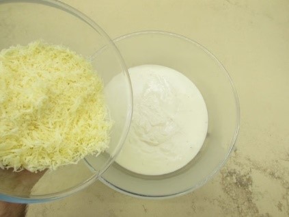 Блинчики с ветчиной и сыром