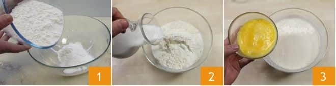 Блины с креветками