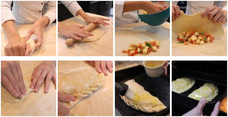 Рецепт кальцоне Маргарита